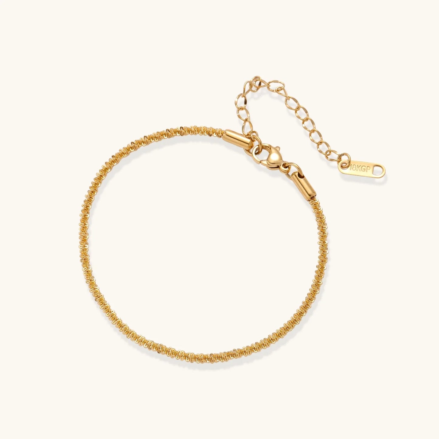 Golden Hour Bracelet -Adjustable in 18K Gold Plated Stainless Steel- Eco-friendly
