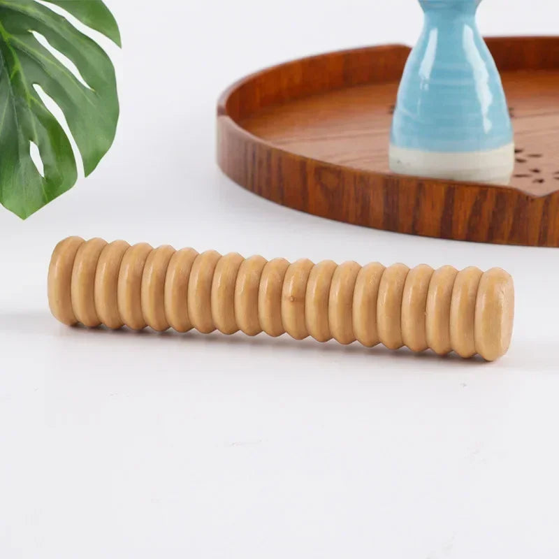 Wooden Foot Roller, Foot Massager for Plantar Fasciitis, Stress Relief, Relaxation Wood Massge
