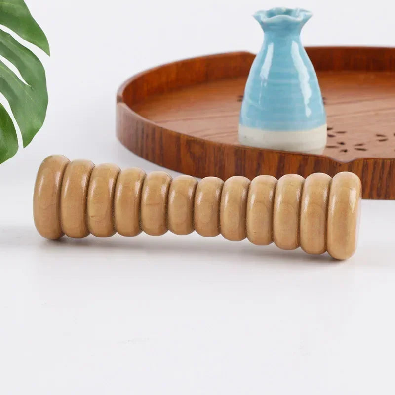 Wooden Foot Roller, Foot Massager for Plantar Fasciitis, Stress Relief, Relaxation Wood Massge