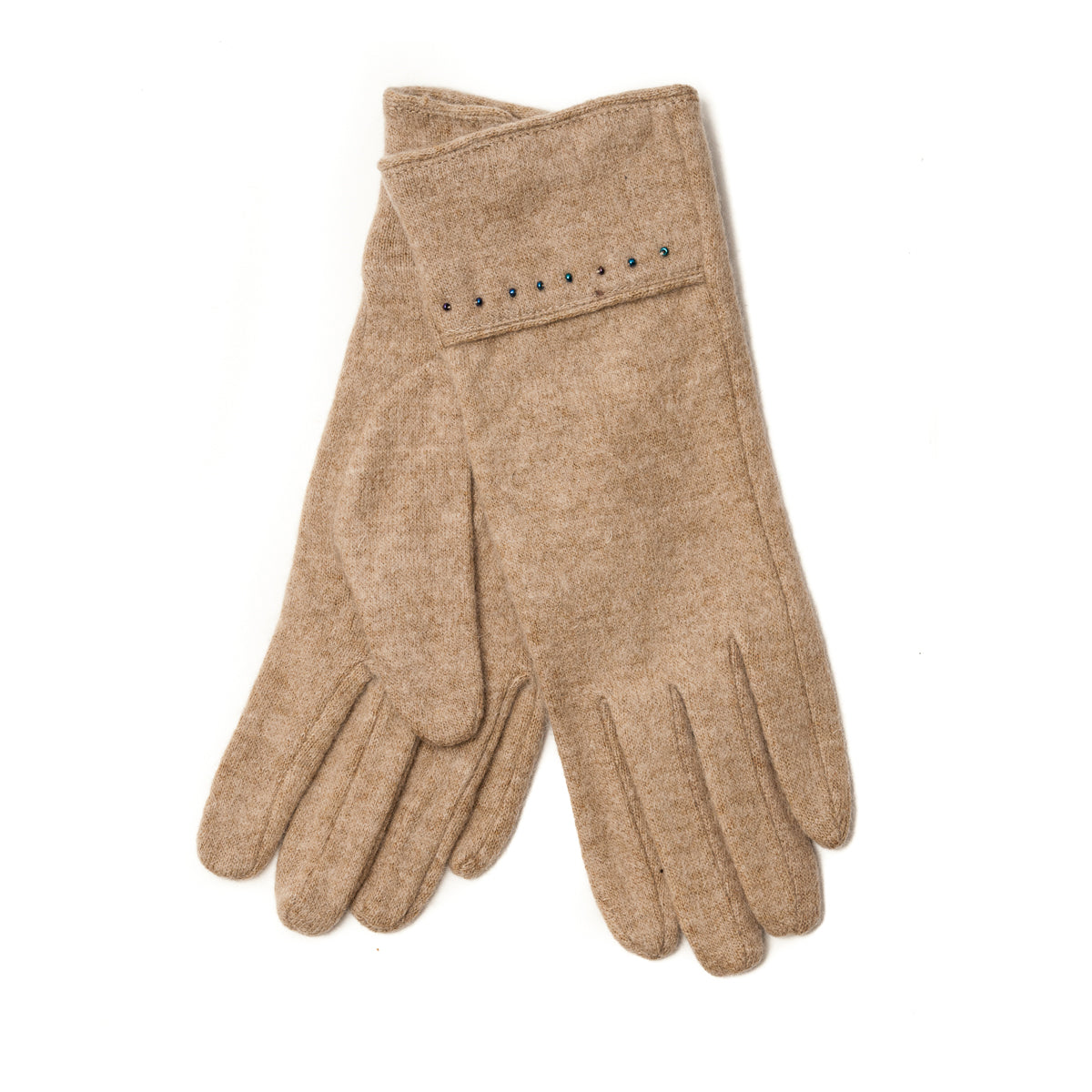 Ullvanter i Beige | 100% Ull | Onesize | Myke og Varme
