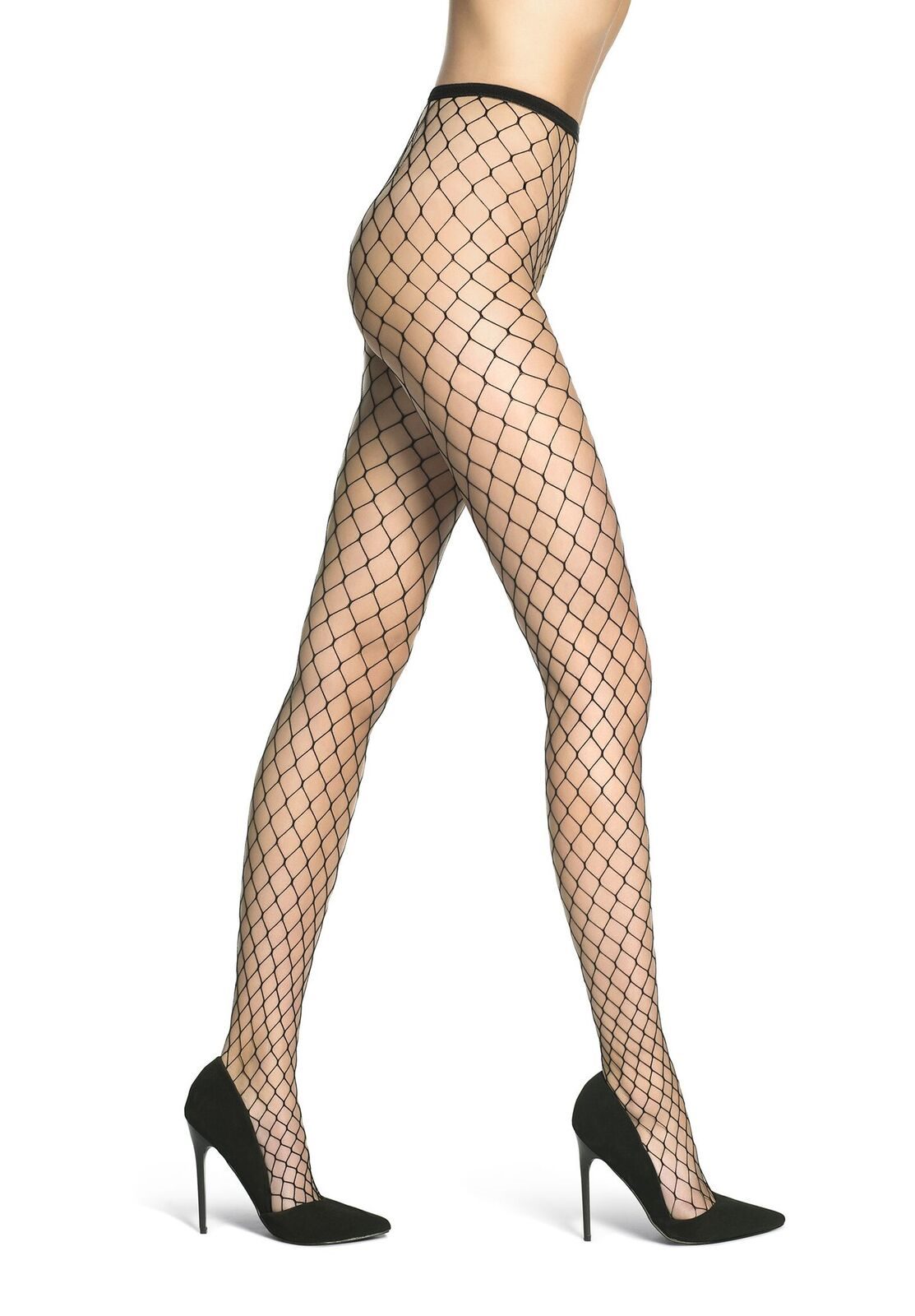 Oroblu Fishnet Tights | Svart | Stilig Nettingdesign