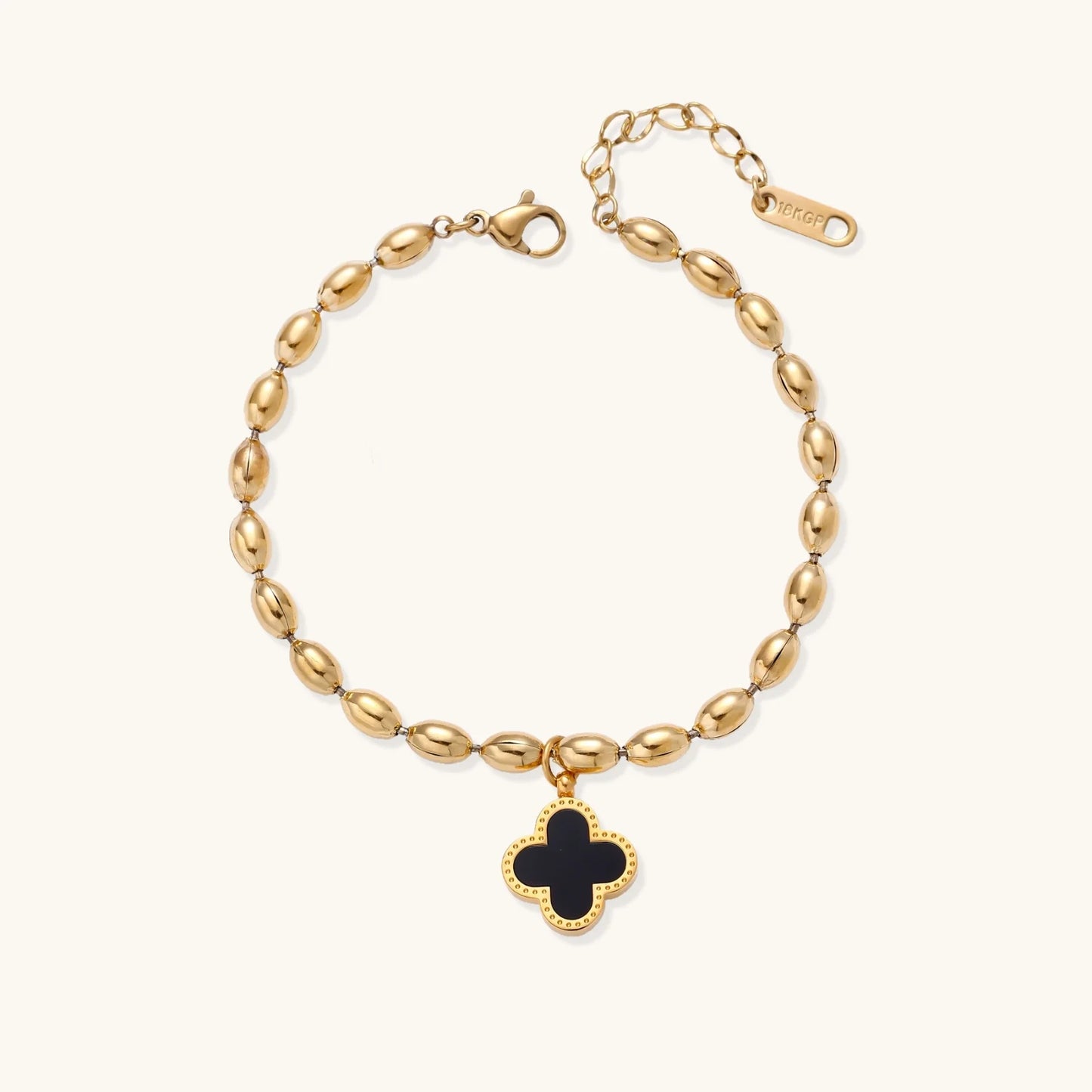Lucky Clover Perlearmbånd