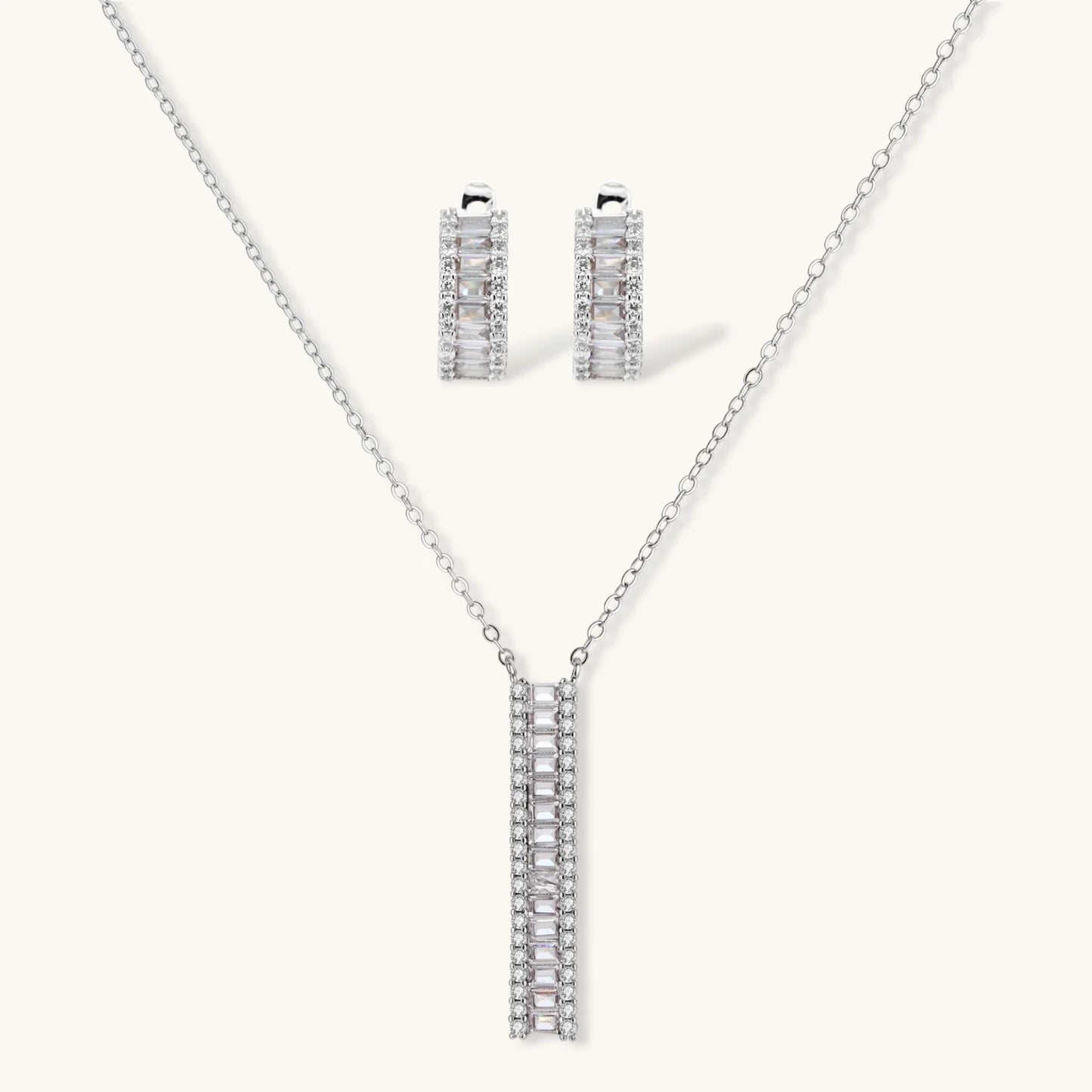 Linear Luxe Jewelry Set - eco friendly