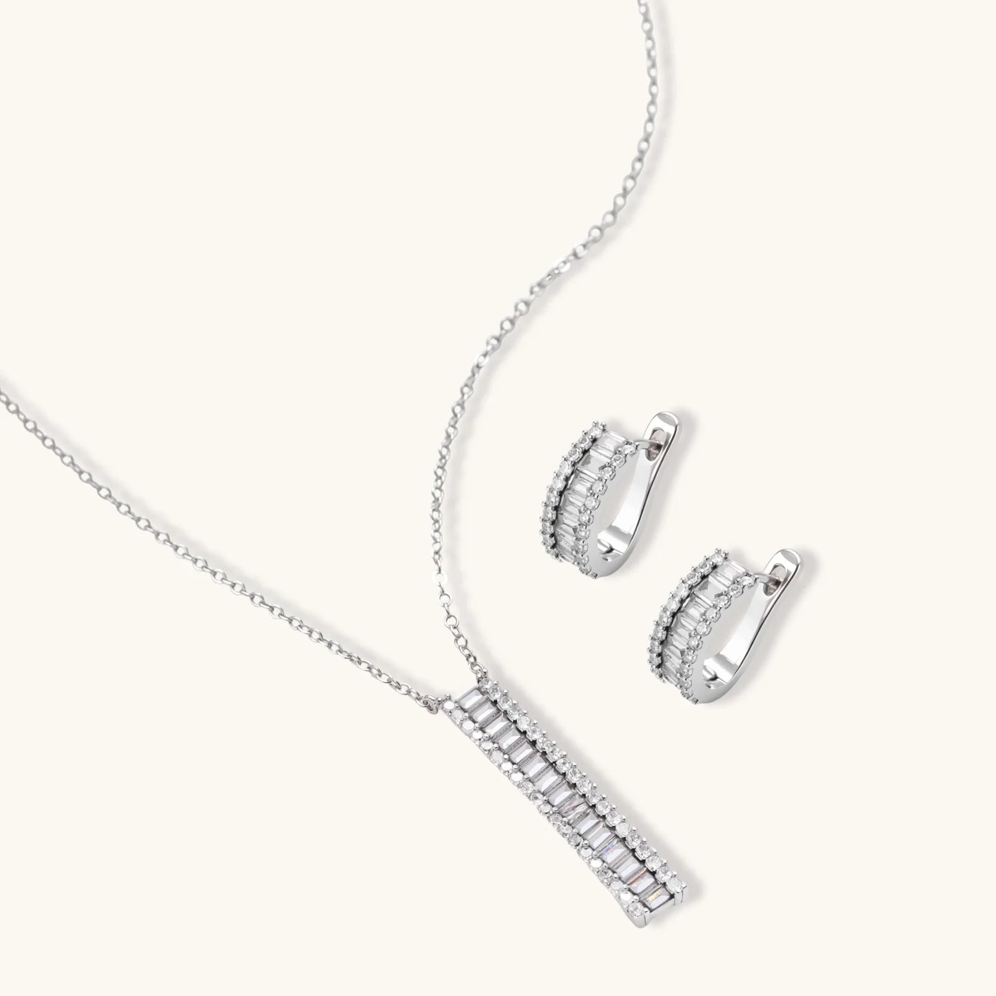 Linear Luxe Jewelry Set - eco friendly