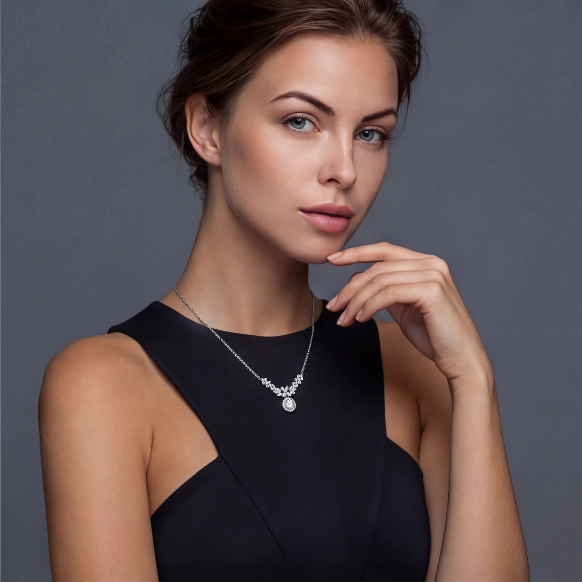 Elegant sølvsmykke med moissanitt | 925 sterling sølv