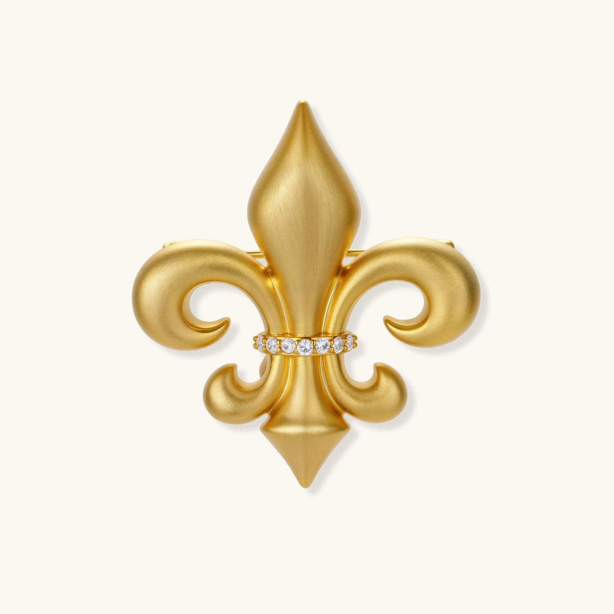 Royal Fleur Brooch | 18K Gold Plated Eco Brass