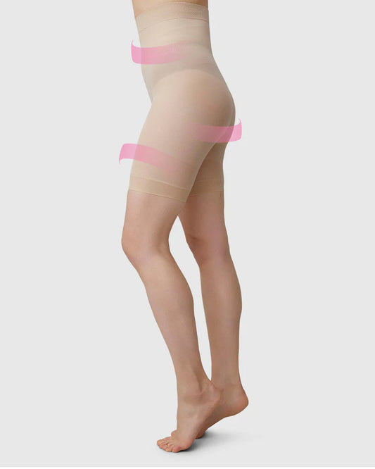 Julia Shaping Shorts | Nude Light | 70 Denier | Formende og Komfortabel