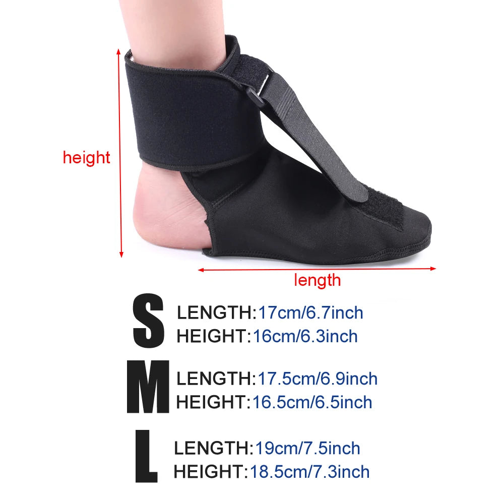 Kompresjon Nattstøtte for Plantar Fasciitis