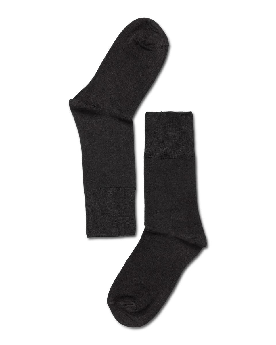 Note Woman Bamboo Comfort Socks | Black | Breathable and Antibacterial